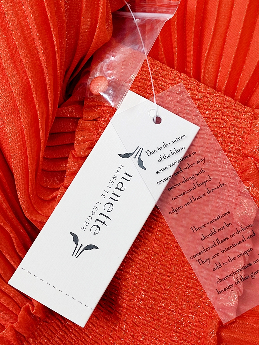 NWT Nanette Lepore Saffron Sun High Neck Smocked Pleated Midi Dress Size 14 - Picture 9 of 13